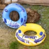 Double Balloon Inflatable Swimming Ring，Beach toys Pool Floaties for Adults,Swim Inner Tube for Pool 3