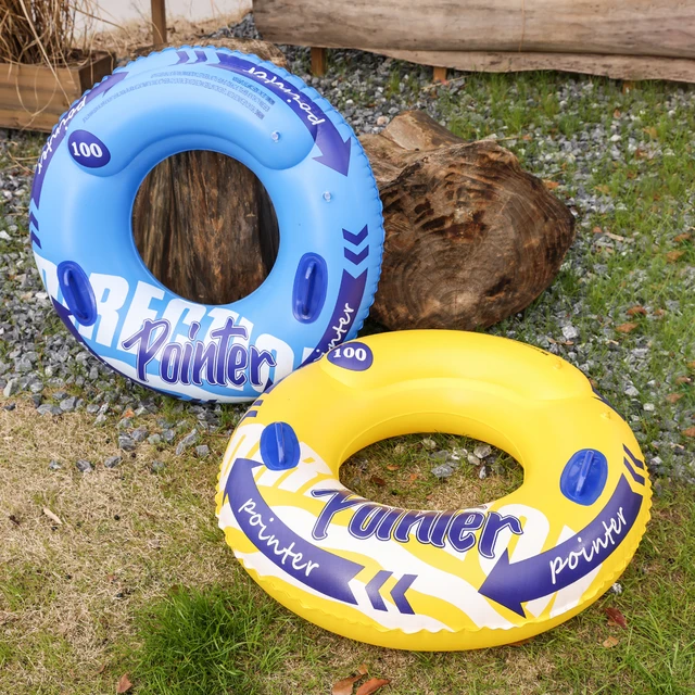 Double Balloon Inflatable Swimming Ring，Beach toys Pool Floaties for Adults,Swim Inner Tube for Pool 3