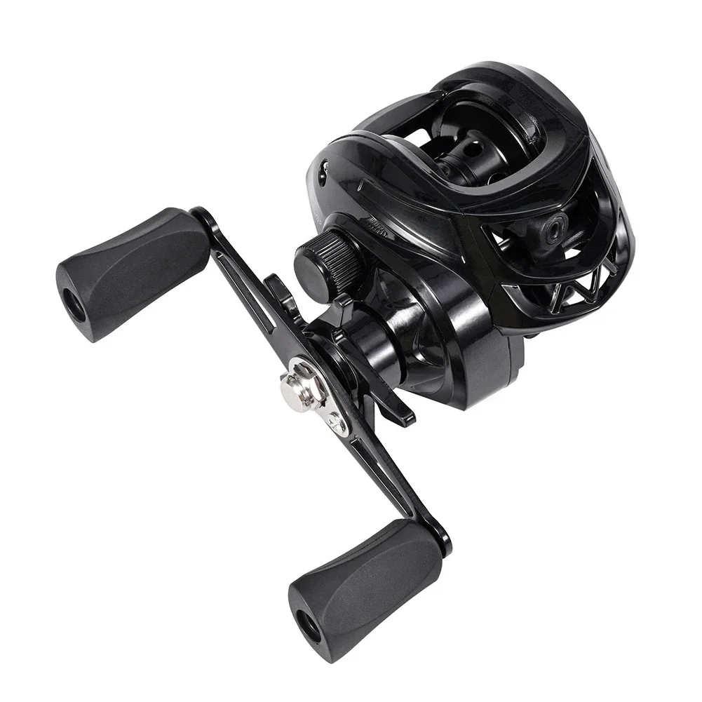 1pc Baitcasting Fishing Reel 7.2/1 Gear Ratio 12LB Max Drag For Saltwater Freshwater 126*100mm Fishing Tool Parts