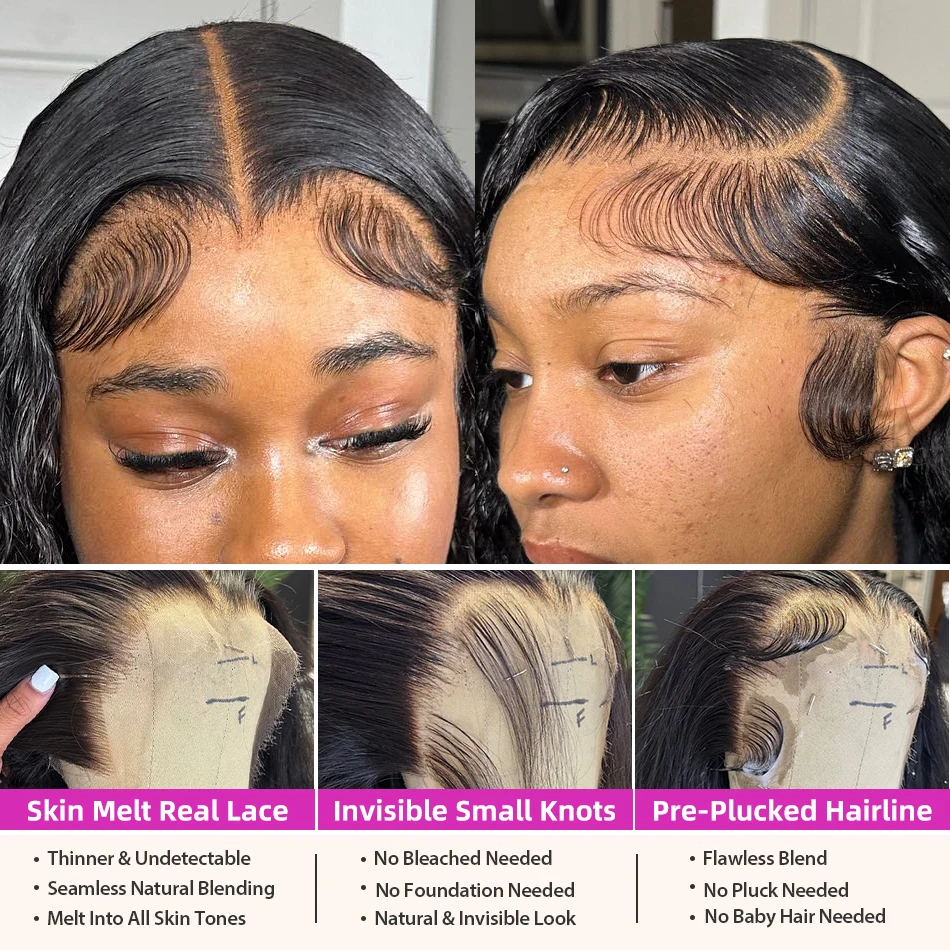 Deep Wave 13x6 Hd Lace Frontal Wig Brazilian Human Hair