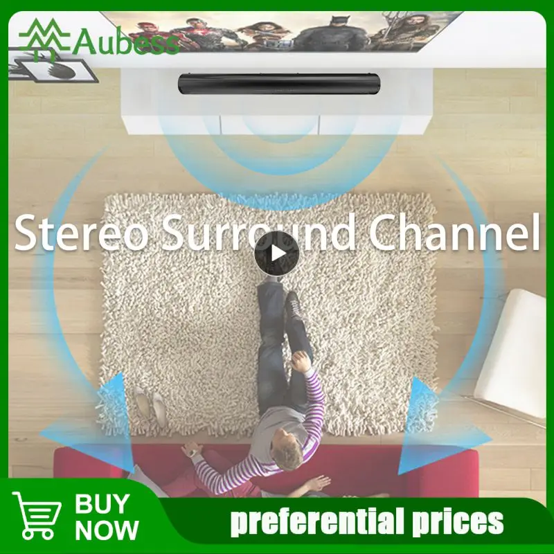 Soundbar Tv Cablata E Wireless Bluetooth-Compatibile Home Surround Soundbar Per Pc Theater Tv Speaker