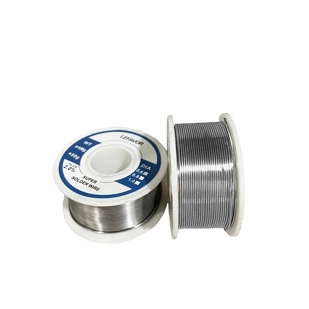 Electronic Soldering Wire Solder Wires Rosin Core Tin Multipurpose Welding Flux Iron Wire Reel 0.8mm Diamater Home Accessories