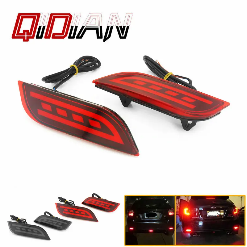 

LED Rear Bumper Reflector Lights Red Lamps For Subaru Impreza WRX STI 2007-2022 2023 Rear Bumper Light Assembly Rear Fog Lamp