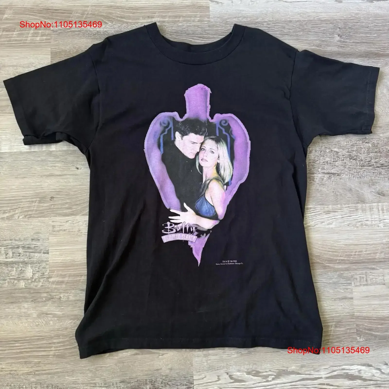 T-shirt Vintage Buffy contre les vampires - Angel & Buffy 1999