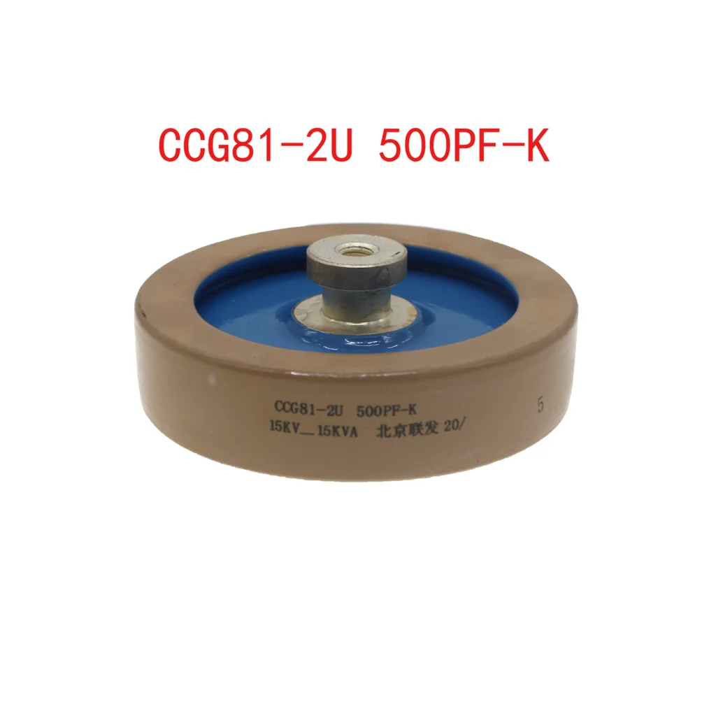 

New Original CCG81-2U 500PF-K 15KV 15KVA Round Ceramic Porcelain High Frequency Machine High Voltage CCG81-2U 1000PF-K 7KV-15KVA