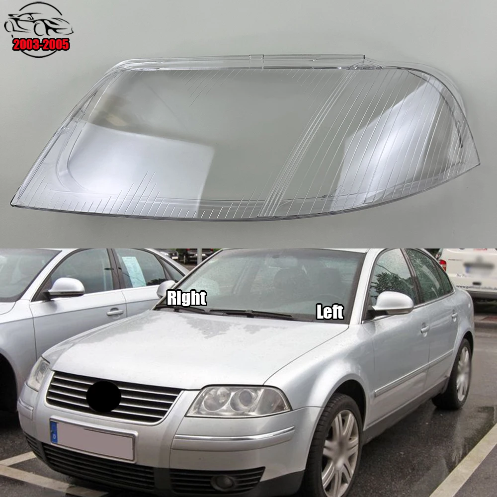 

For Volkswagen VW Passat B5.5 ( Overseas Version ) 2003-2005 Car Front Headlight Lens Cover Headlamp Lampshade Glass Lamp Shell