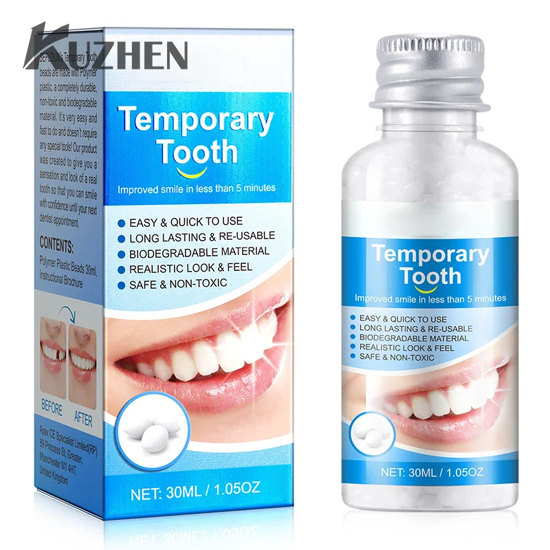 

Resin Tooth Repair Glue Shapeable Teeth Gaps Filling Solid Glue Temporary Tooth Repair False Teeth Glue Safety Dental Supplies