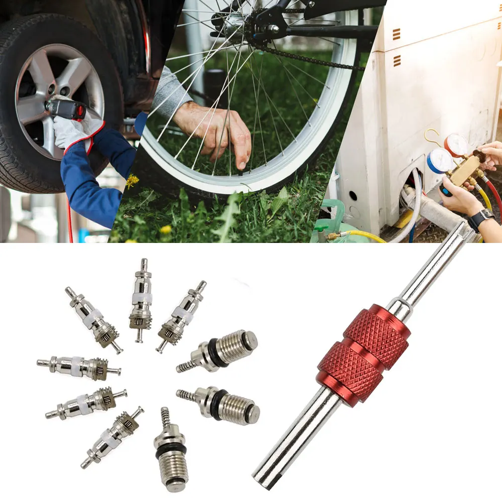 

Universal Tire Valve Core Stems Remover Screwdriver Auto Truck Bicycle Wheel Repair Tool Dual Use Car Accessories Tire Remover