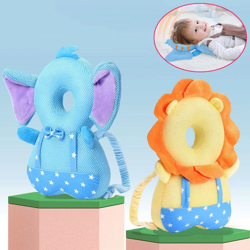 

Toddler Baby Head Protector Pad Safety Cushion Backpack Wear Adjustable Prevent Injured Baby Learn Walking Security Pillows