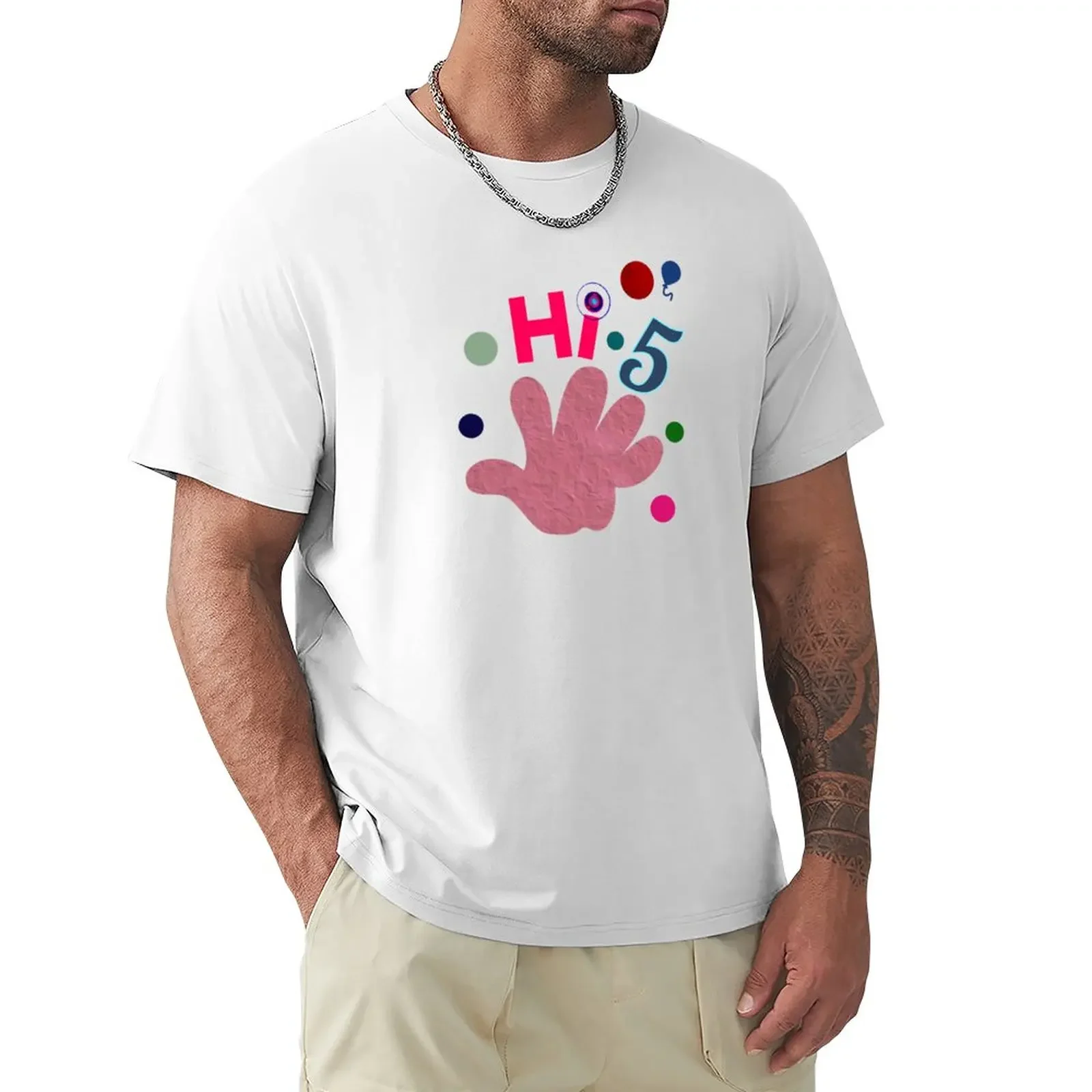 

Hi5 Art T-Shirt plus sizes sports fans men graphic t shirts