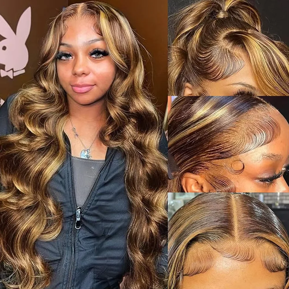 Highlight Body Wave Lace Front Wig