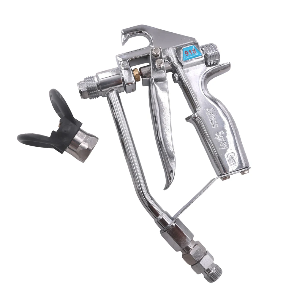 Aftermarket 4-Finger 3/8" Putty Airless Spray Gun With Guard 5000PSI NEW Suitabl