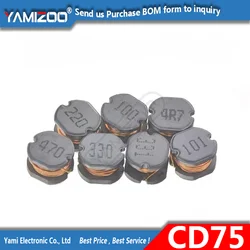 Assorted Pack of 10 SMD Power Inductors - Various Inductance Values (10UH 100)