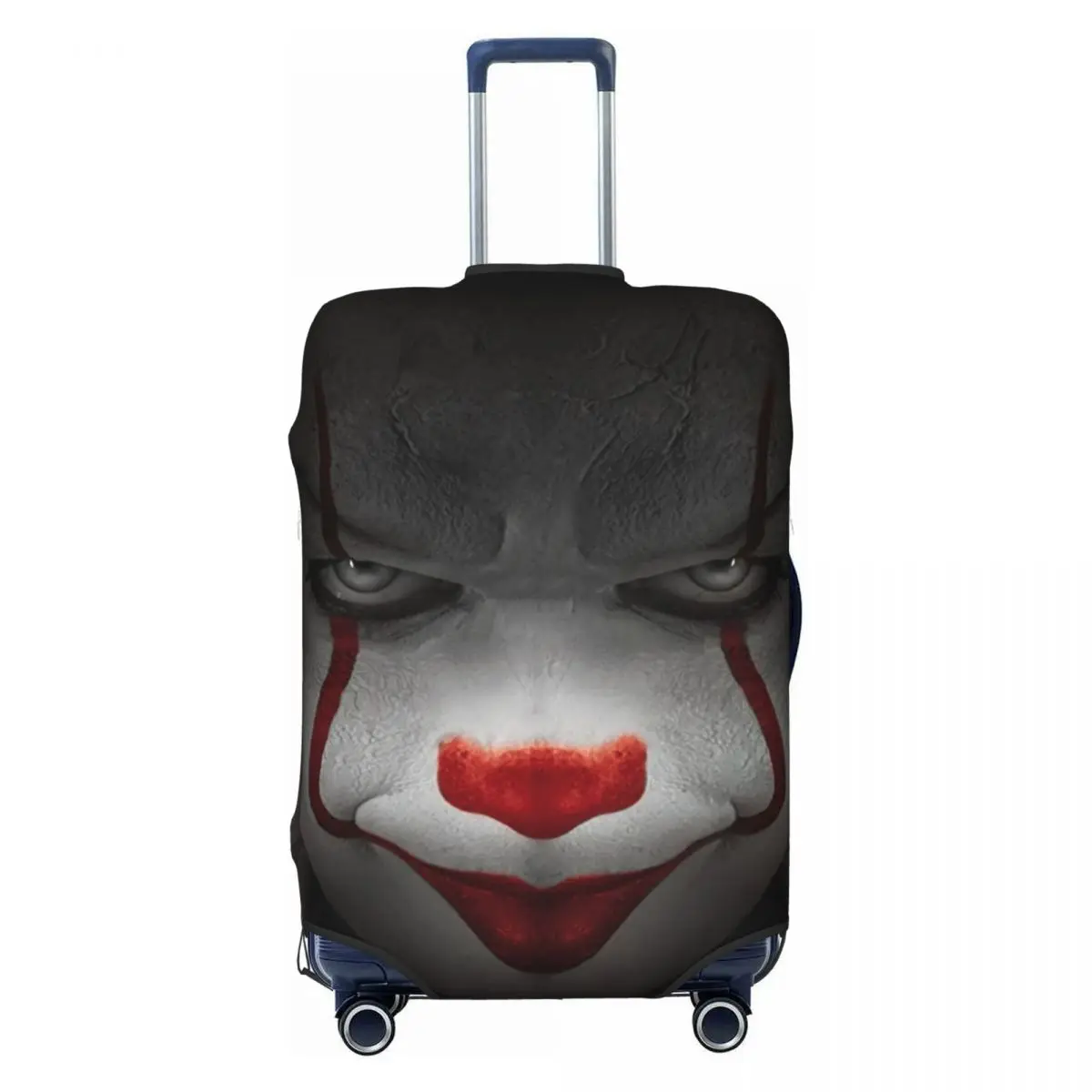 

Custom Halloween Evil Clown Luggage Cover Fashion Horror Movie Character Suitcase Protector Covers Suit For 18-32 inch