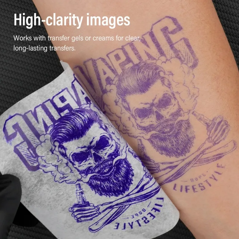 20/50/100pcs Tattoo Transfer Paper Sheets Carbon Thermal Transfer Templates Tattoo Paper Copy Paper Sheets Tattoo Supplies - 3