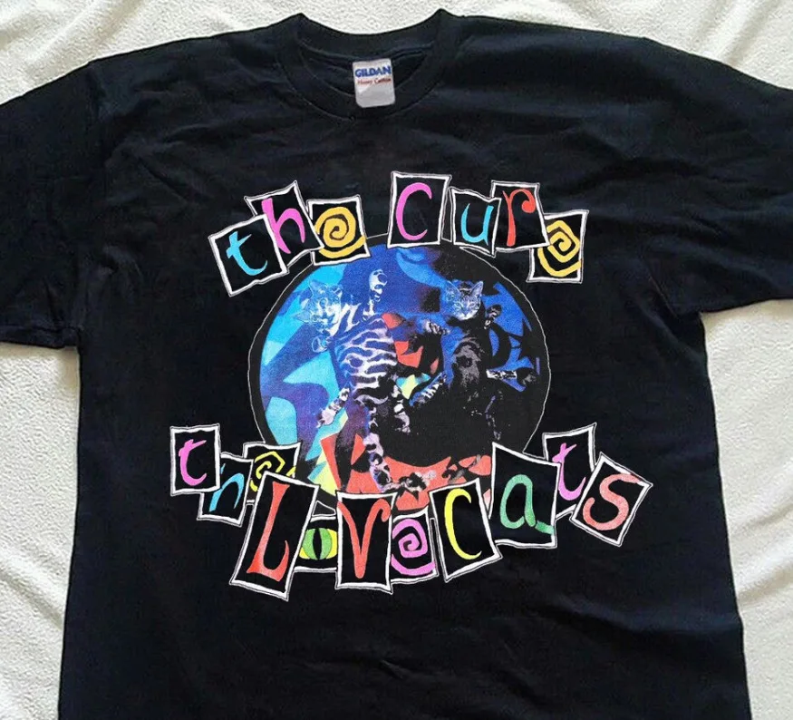 Rare 1983 The Cure The Lovecats T-Shirt The Cure 1983 Album Promo Unisex S-5Xl
