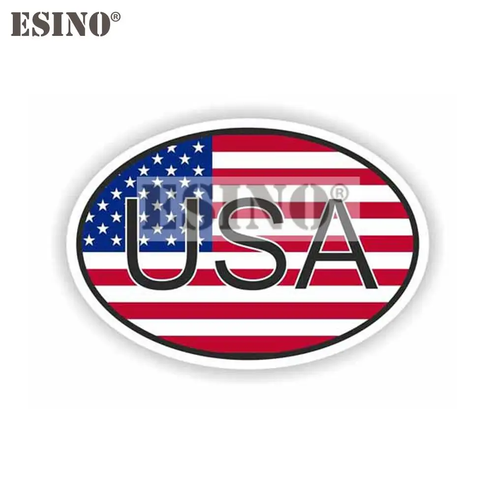 

Автомобильный Стайлинг, креативная забавная карта национального флага США, мультяшная ПВХ водонепроницаемая наклейка для кузова автомобиля, виниловый узор