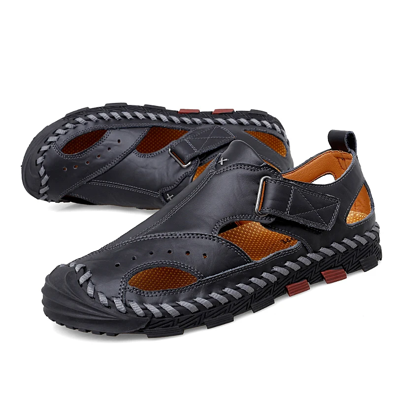 

High Quality Summer Outdoor Hiking Shoes Beach Slides Non-slip Sneakers Walking Sport Male Casual High Quality Handmade Soft