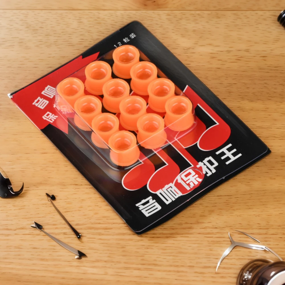 12 Pcs RCA Femmina Jack Cover Plastica RCA Femmina Copertura Protettiva Protezione Antipolvere Per Amplificatore DVD Ricevore AV RV - Foto 6