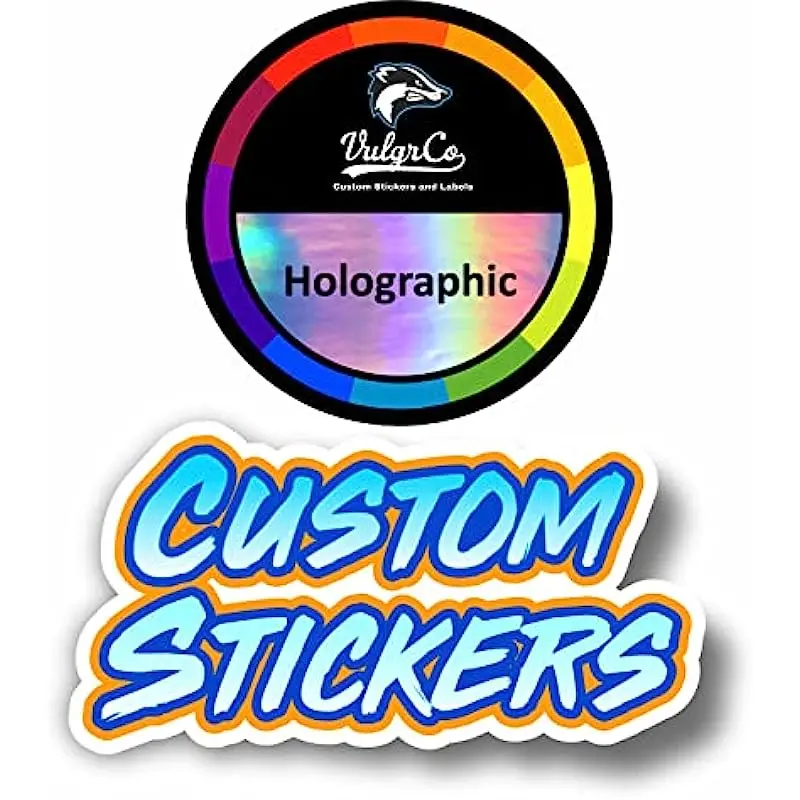 Holographic Ski Goggles Sticker