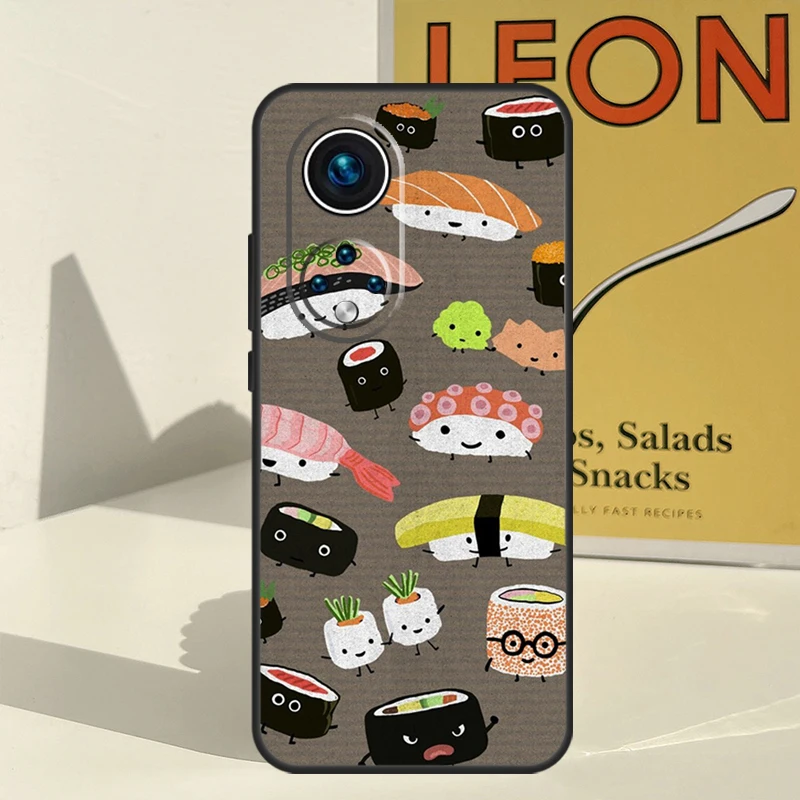 Sushi-Themed Durable Smartphone Cover