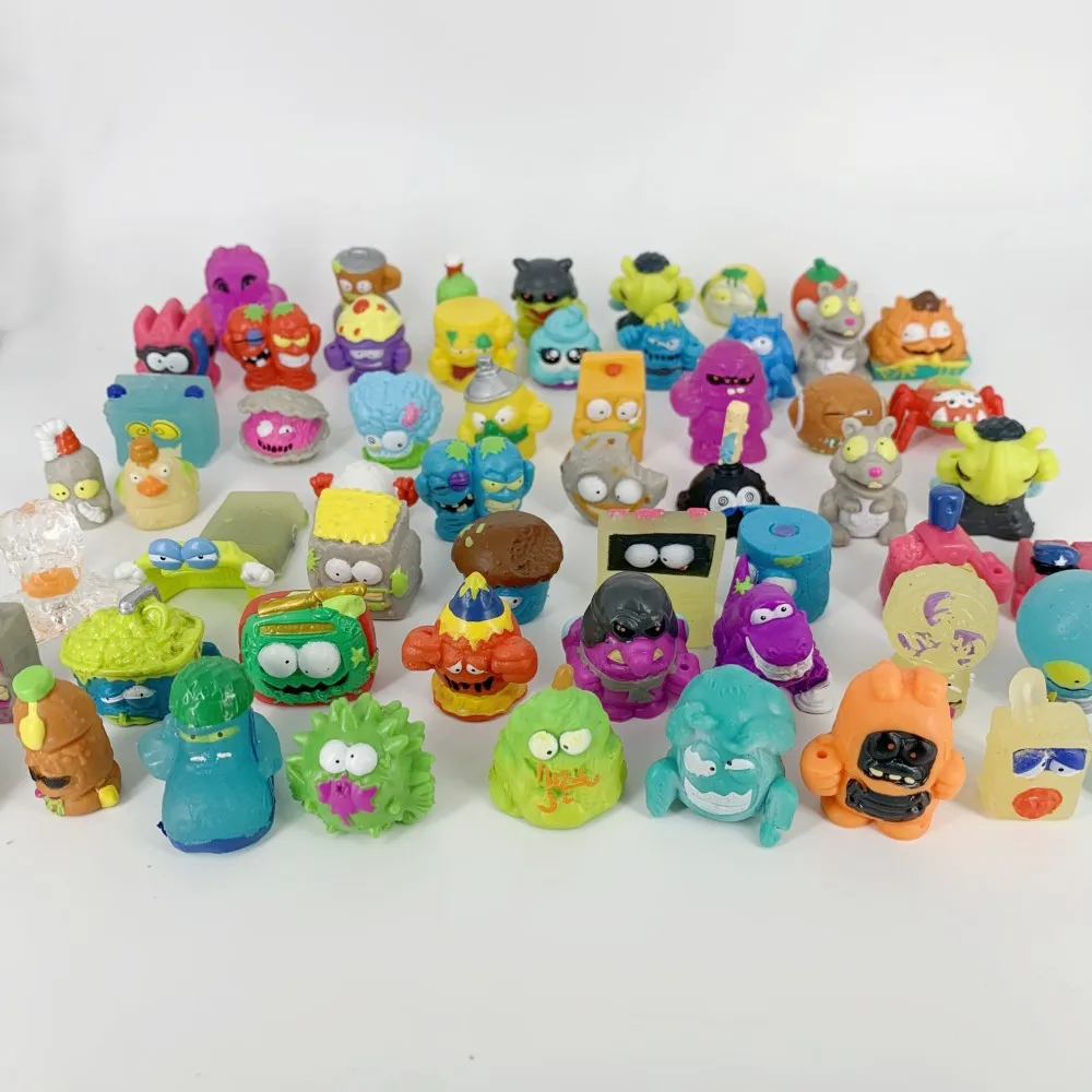 50/100pcs Zomlings Trash Figures Dolls 3cm Grossery Gang