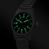 Boderry LANDMASTER Field Watches Titanium Automatic Seiko NH35 Movement Sport 100M Waterproof Outdoor Dive Wristwatch Mens 5