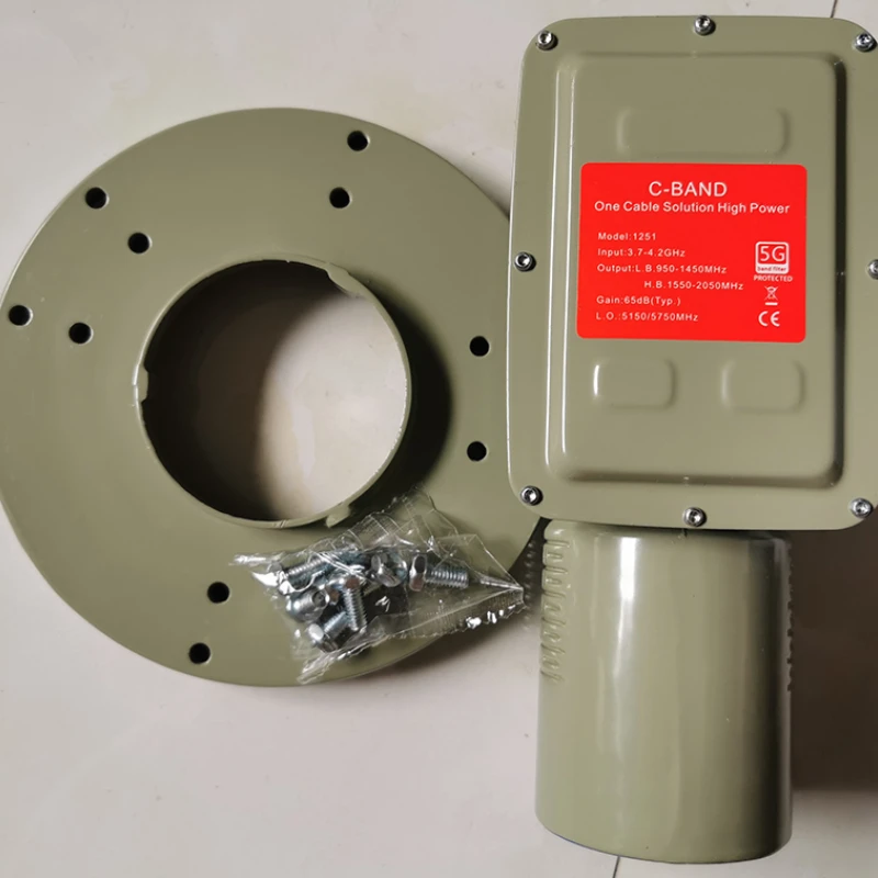 5G Band C LNBF 17K, Full HD 1080, MPEG4-S2, высокое качество 3D, soluzione C Band One, 51505750 C Band Lnb (art.: 3920c439ffbf7) - 3920c439ffbf7