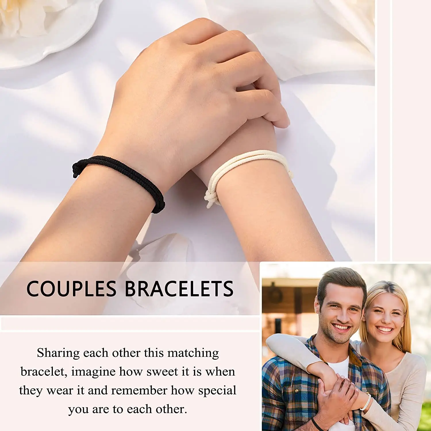 Couples Bracelets To My Men, Boyfriend, Girlfriend, 2