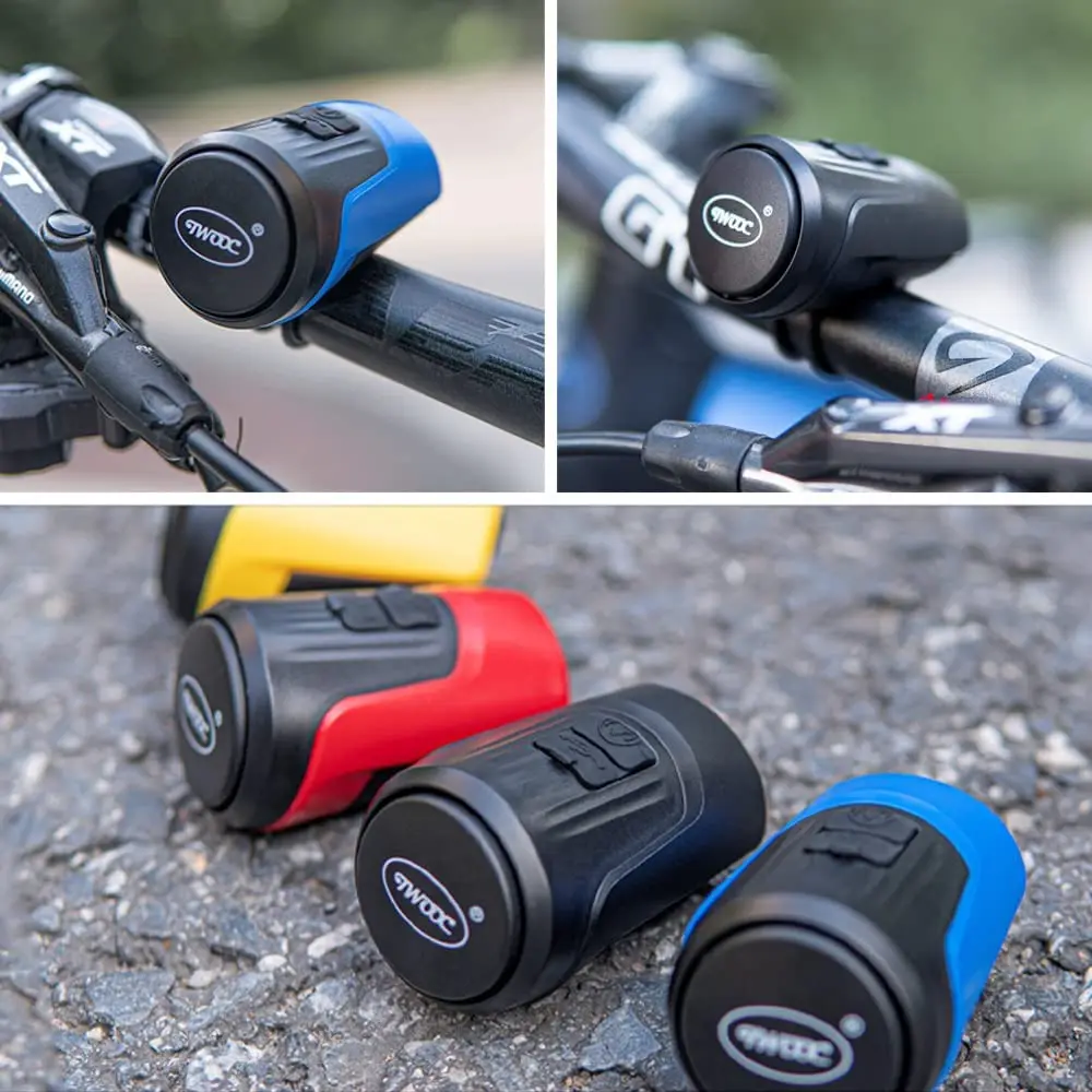 BSSOK Elektrische Bike Horn, Anti-Diebstahl Alarm Laute Elektronische  Fahrrad Glocke, mit USB Aufladbare Batterie für MTB Mountain Road Bike