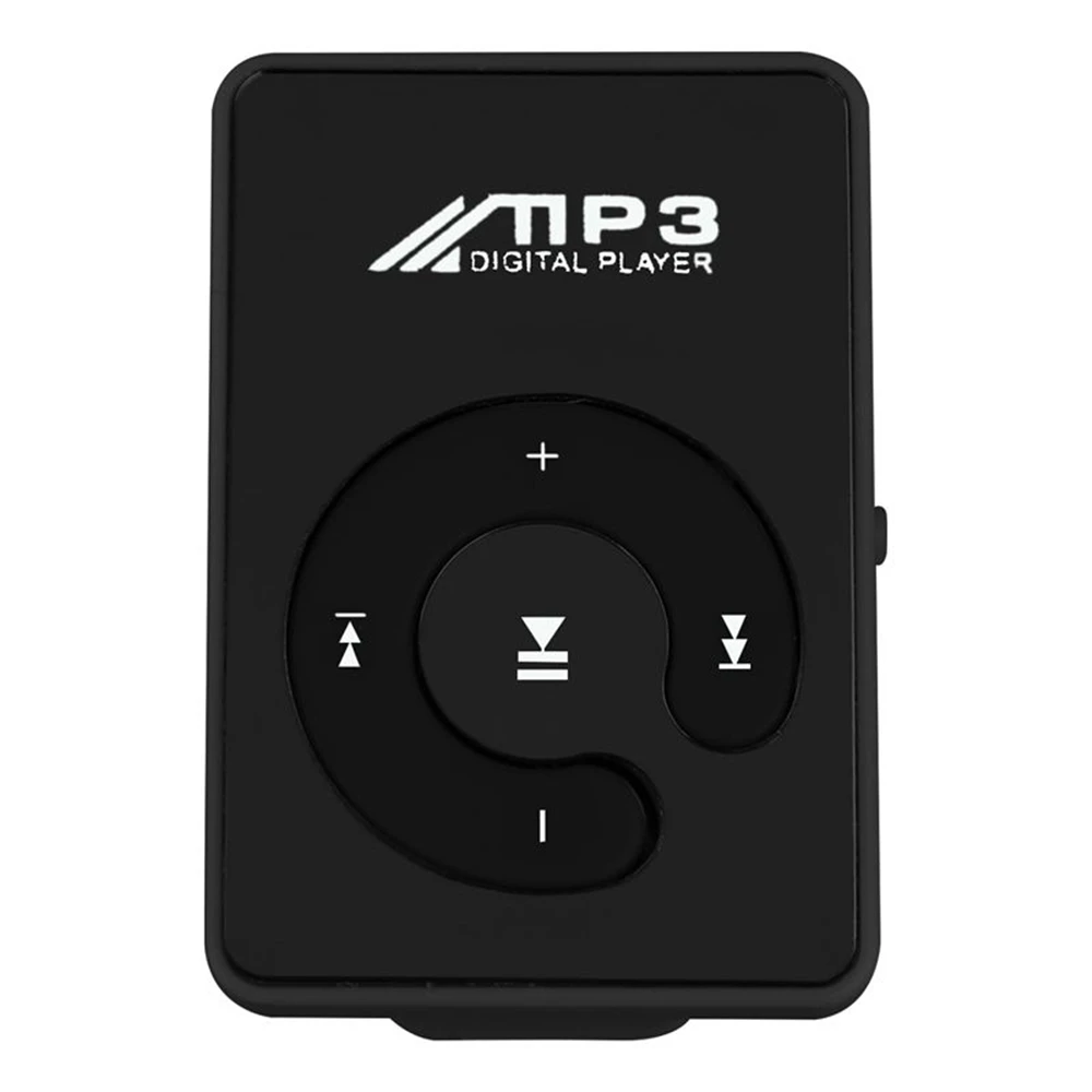 C Key Portable HiFi Mini Clip USB MP3 Player Walkman Music Support Micro TF Card Rechargeable For Student Outdoor Sport Walkman