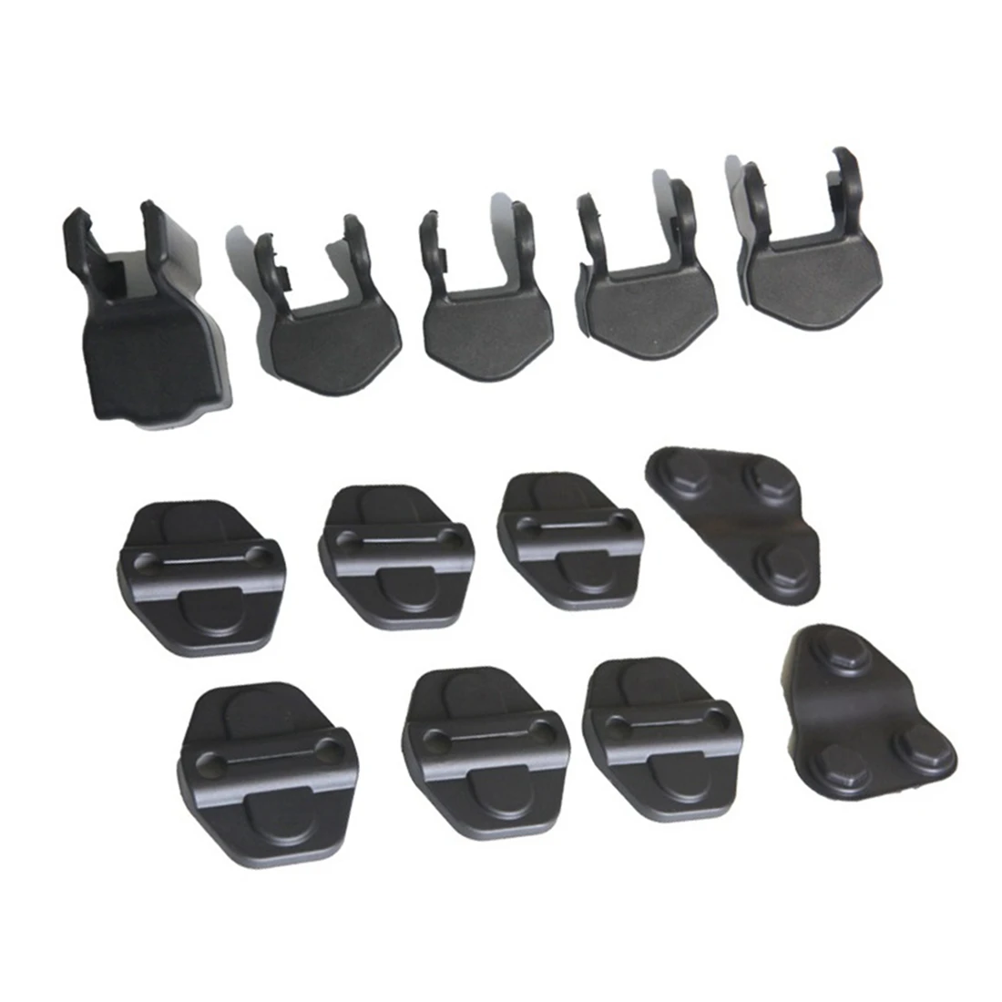 Door Lock Cover & Door Screw Cover Trim Accessories For Jeep Wrangler