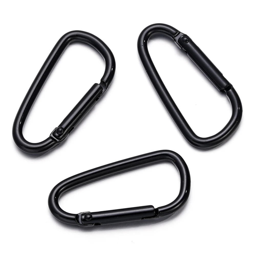 5 stücke Karabiner Schlüsselbund Alluminum D-ring Verschluss Multi-farbenHaken Clip Schlüsselanhänger Camping Rucksack Schnalle Schmuck Machen liefert – Detail 6