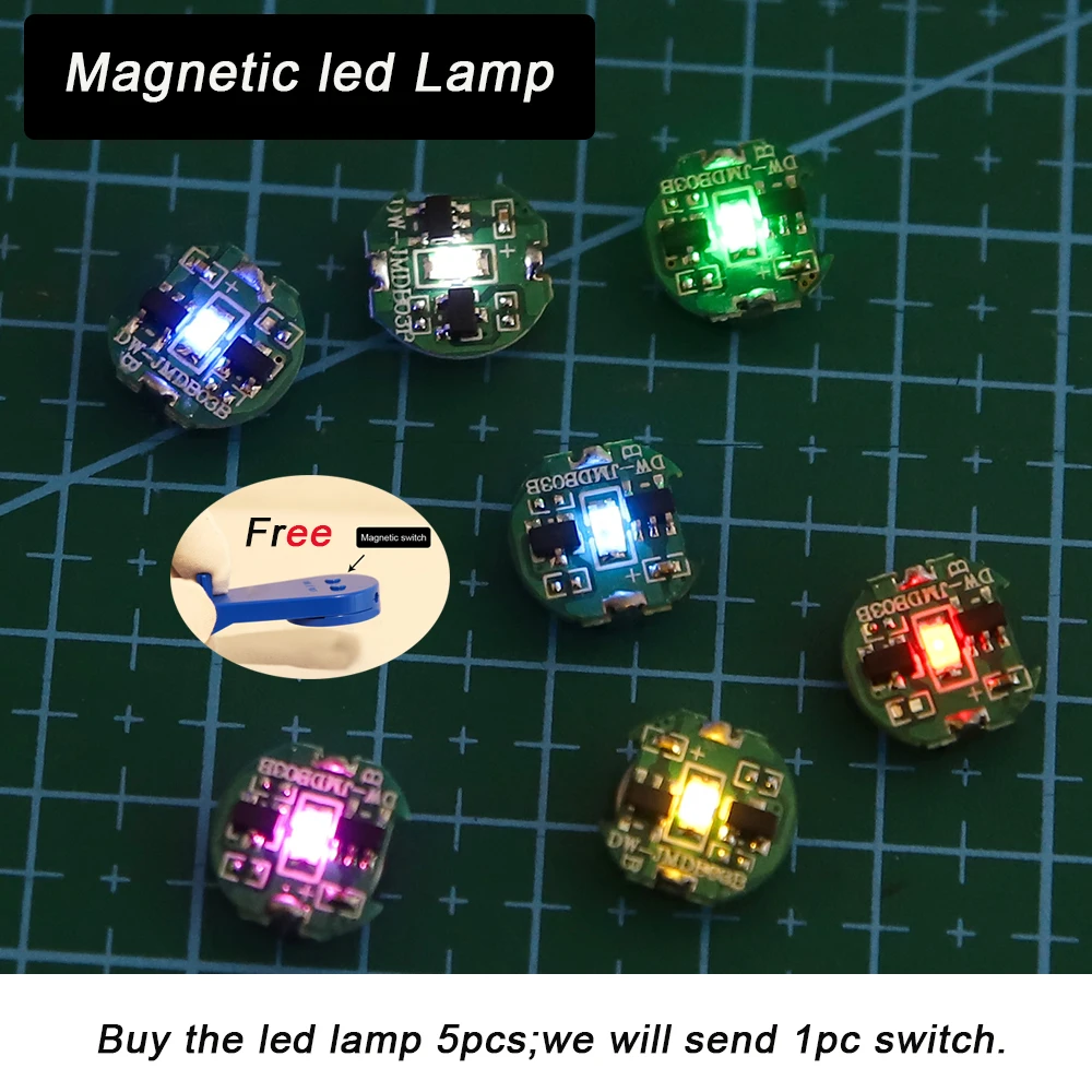 Mini Led Magnetic Module Luz-de-magnetr-n-de-5-piezas-l-mpara-Led-de-modelado-artesanal ...