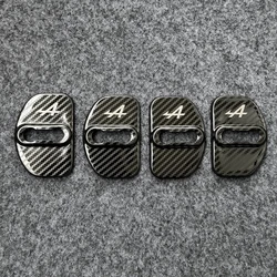 Renault Door Buckle Trim Covers - Interior Styling Accessories (Carbon fiber look)