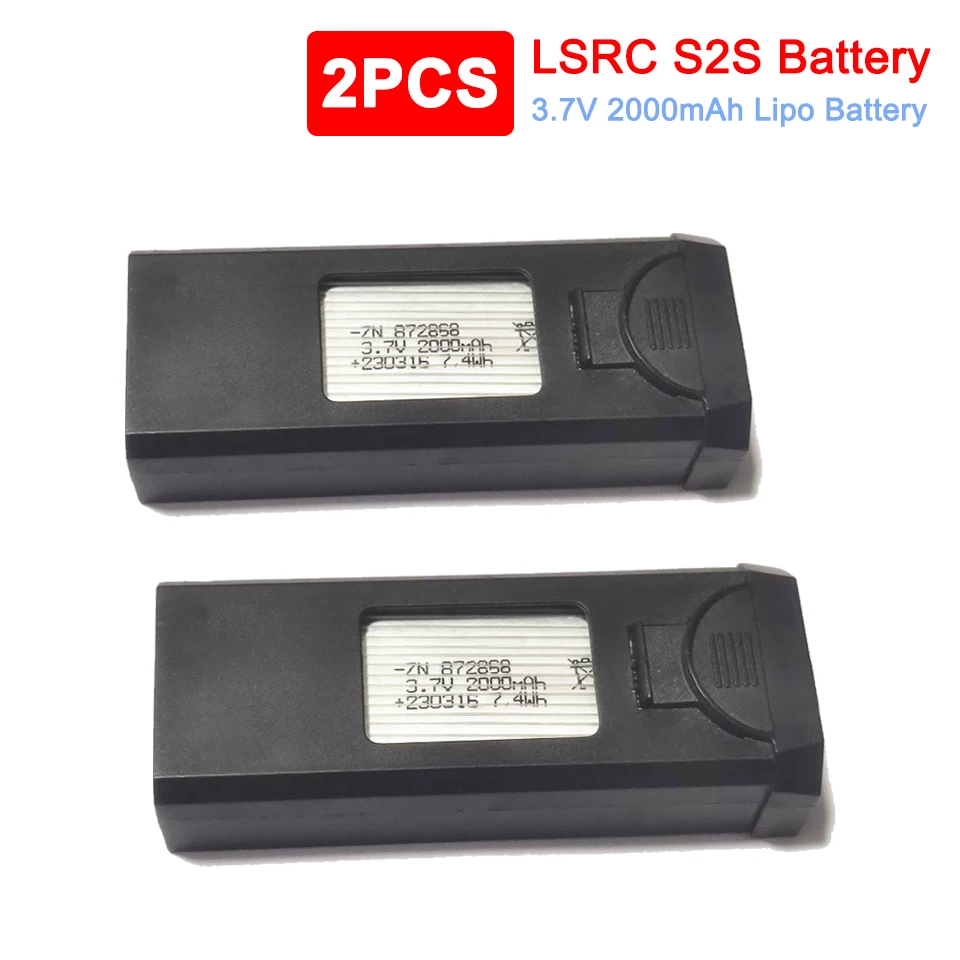 Original LSRC S2S Battery Spare Part 3.7V 2000mAh Battery Part RC Drone