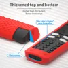 Silicone Case Remote Case Anti-slip Protective Cover Anti-Drop Protective Skin Sleeve with Anti-lost Lanyard for Xiaomi XMRM-ML 5