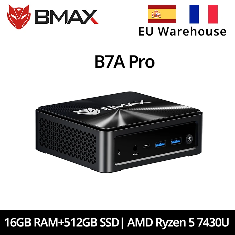 起動確認のみ BMAX B7A Pro Ryzen 5 7430U 32GB 起動確認のみ