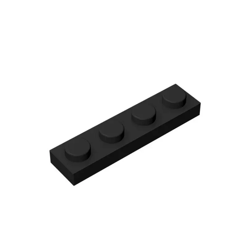 MOC 10PCS 3710 플레이트 1x4 빌딩 블록 키트 하이테크 보드 라이트 패널 벽돌 입자 아이디어 장난감 어린이 생일 아이 선물