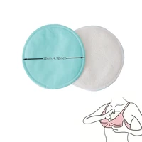 HappyFlute 10pcs Random Color Bamboo Pads Reusable Washable Breast Pads Absorbent Breast Pads For Breastfeeding 2