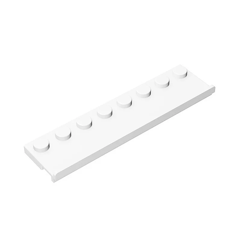 10PCS 30586 블록 액세서리 벽돌 8x2 슬롯 도어 트랙 기술 빌딩 부품 MOC 장난감 DIY 크리스마스 선물