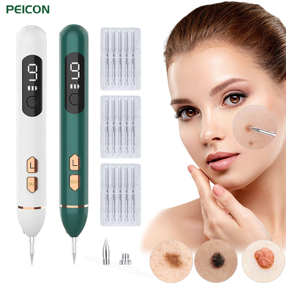 Laser Plasma Pen Mole Warts Remover Face Blemish Black Dots Dark Spot Freckles Remover Tattoo Papilloma Skin Tag