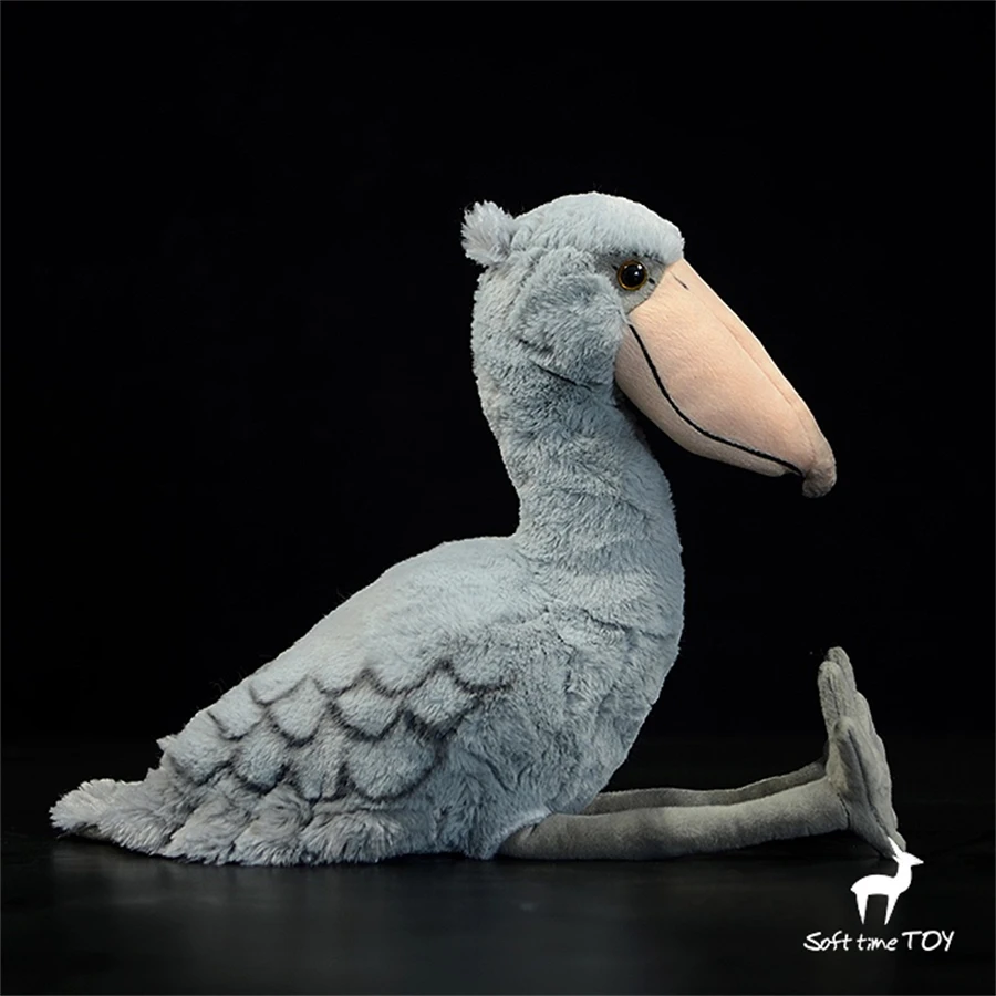 Shoebill High Fidelity Anime Balaeniceps Rex Plushie Whalehead Stork Plush Toys Lifelike Animals Simulation Stuffed Doll Toy Kid 3