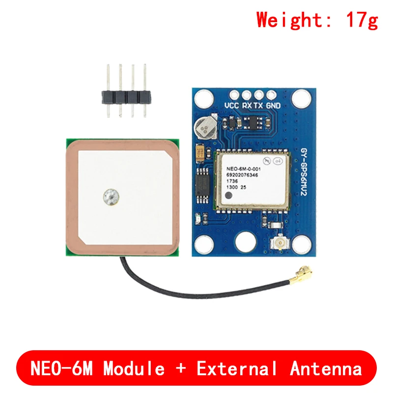 NEO-6M NEO-7M NEO-8M GY-NEO6MV2 GY-NEO7MV2 GY-NEO8MV2 GPS-Modul mit Flight Control EEPROM MWC APM2.5 große Antenne für Arduino – Detail 5