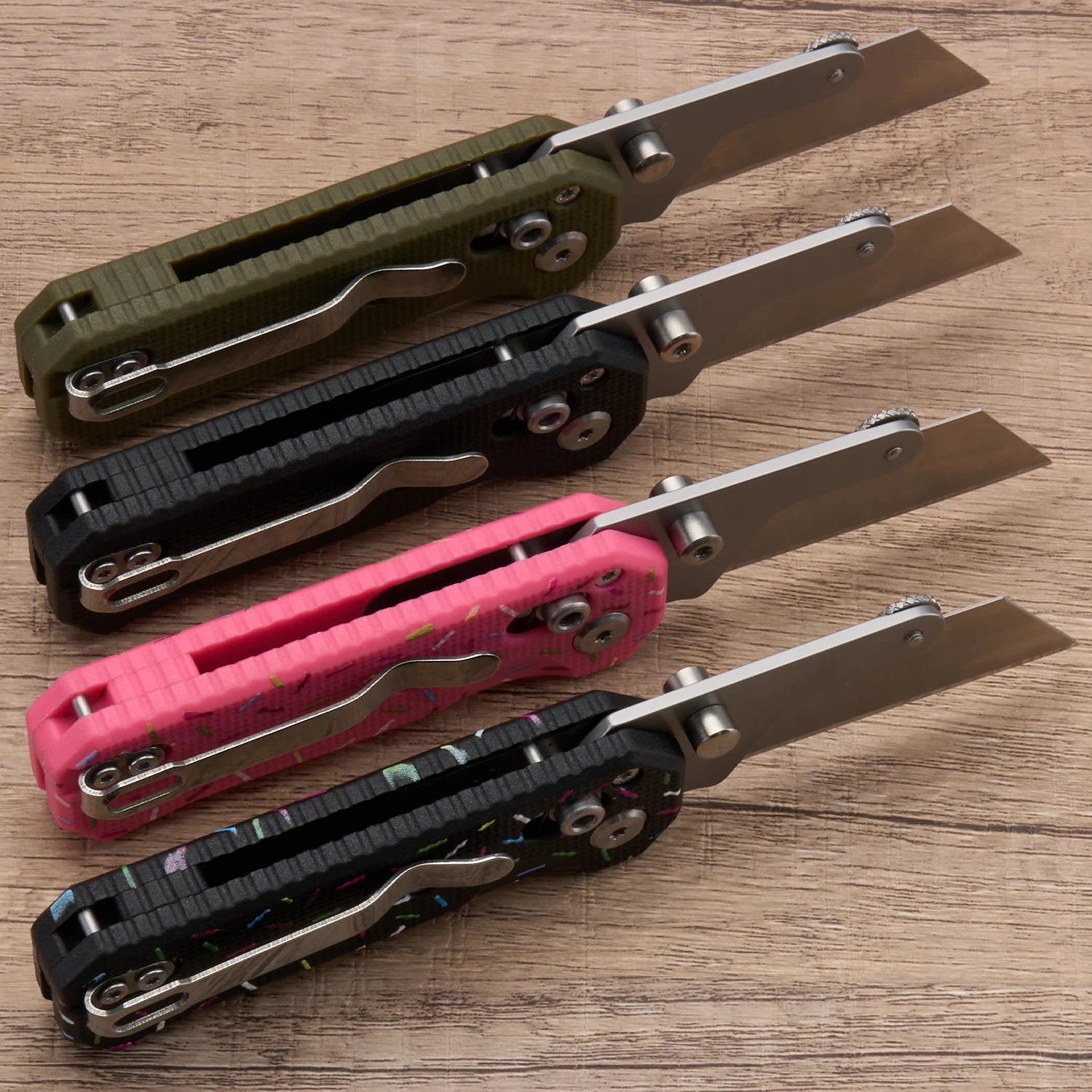 420 steel G10 handle hand folding knife portable art knife high hardness unpacking with blade gift box