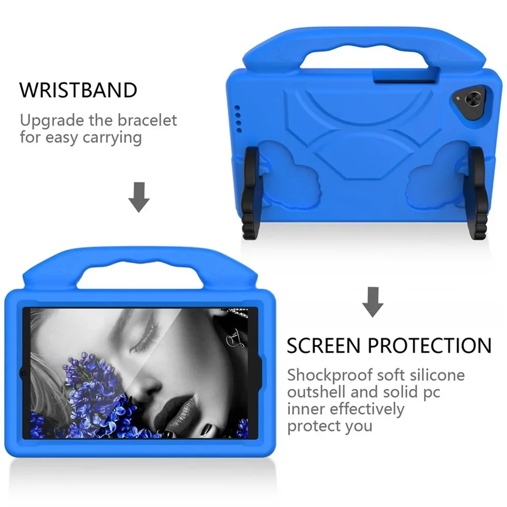 Children's EVA Foam Handle Tablet Stand Case - Shockproof and Safe Cover
