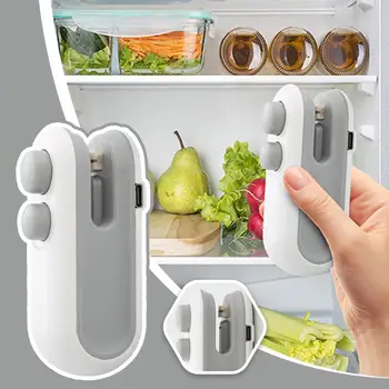 Mini Sealing Machine Portable Magnetic Mini Bag Sealer with Cutter Rechargeable Snacks Food Vacuum Heat Sealing Machine Resealer 1