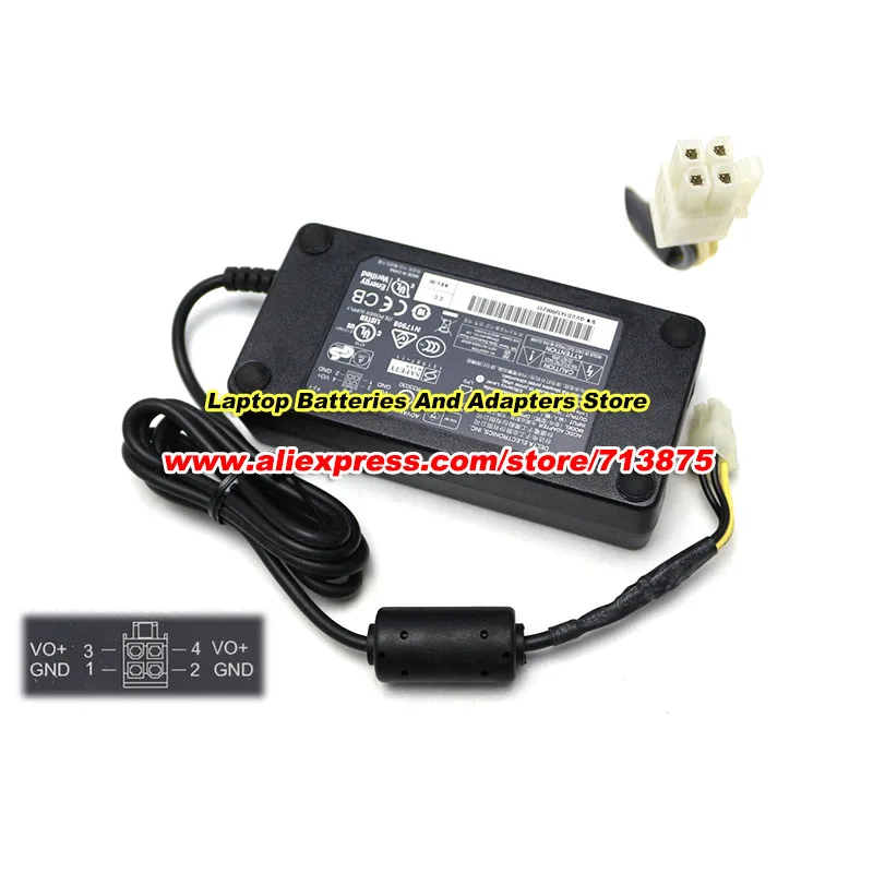 델타 AC 어댑터 12V 5A 60W용  DPS-60AB-3 A, ADVANTECH P/N 1757004658-01용 Molex 4핀 전원 공급 장치