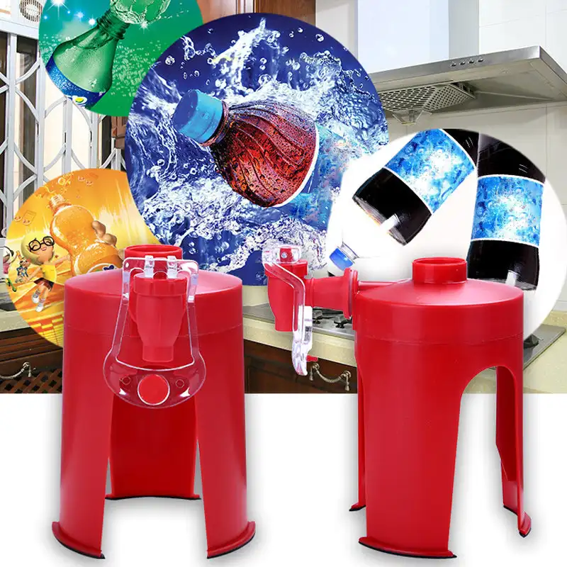 Hand Pressure Carbonated Beverage Dispenser Coke Bottle Inverted Water Dispenser Drink Switch Drinker Soda