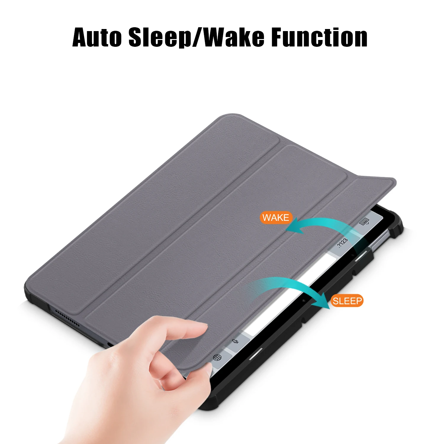 Case voor Xiaomi Redmi Pad 10.61 inch Vrijgegeven 2022 Tri-fold Slim Lichtgewicht Hard Shell Smart Beschermhoes Multi-Angle Stand_voghion.com